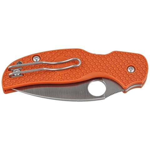 Nóż składany Spyderco Sage 5 Burnt Orange FRN, Satin Plain CPM REX 121 (C123BORP) Spyderco Inc.