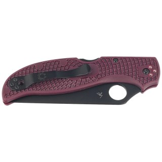 Nóż składany Spyderco Stretch 2 XL Sprint Run Burgundy FRN, TiCN Micro-Melt PD#1 by Sal Glesser (C258BGBKP) Spyderco Inc.