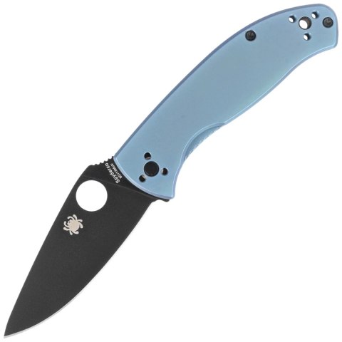 Nóż składany Spyderco Tenacious R.I.L. Blue Titanium, Black 8Cr13MoV by Eric Glesser (C122TIBLBKP) Spyderco Inc.