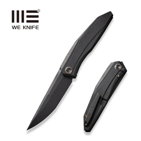 Nóż składany WE Knife Cybernetic LE No 090/205 Black Titanium, Black Stonewashed CPM 20CV (WE22033-1) WE Knife