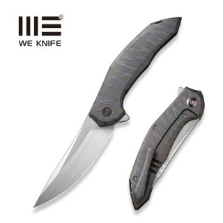 Nóż składany WE Knife Merata LE No 007/200 Tiger Stripe Titanium, Hand Rubbed Satin CPM 20CV by Anton Tkachenko (WE22008A-3) WE Knife