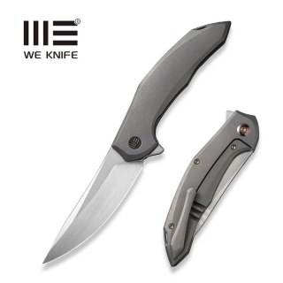 Nóż składany WE Knife Merata LE No 045/210 Gray Titanium, Hand Rubbed Satin CPM 20CV by Anton Tkachenko (WE22008A-2) WE Knife