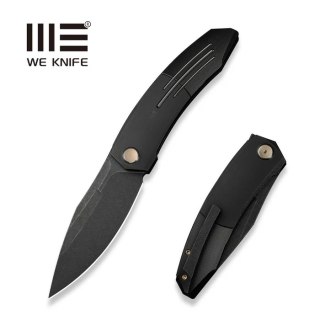 Nóż składany WE Knife Sine Wave Black Titanium, Black Stonewashed M390 (WE23069B-1) WE Knife