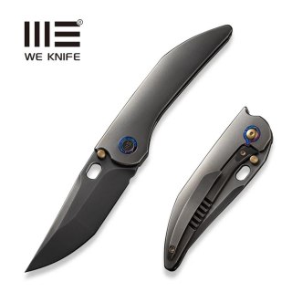 Nóż składany We Knife Attor Gray Titanium, Polished Gray CPM 20CV by Dalibor Bergam (WE23037B-1) WE Knife