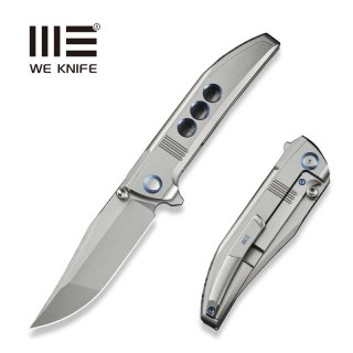 Nóż składany We Knife Ezinta Gray Titanium, Polished Bead Blasted M390 (WE22041-2) WE Knife