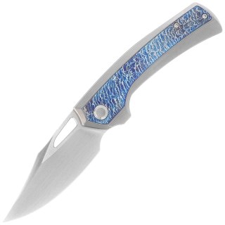 Nóż składany WeKnife Nefaris LE No 057/260 Gray/Flamed Titanium, Hand Rubbed Satin CPM 20CV (WE22040FA-1) WE Knife