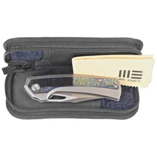 Nóż składany WeKnife Nefaris LE No 057/260 Gray/Flamed Titanium, Hand Rubbed Satin CPM 20CV (WE22040FA-1) WE Knife