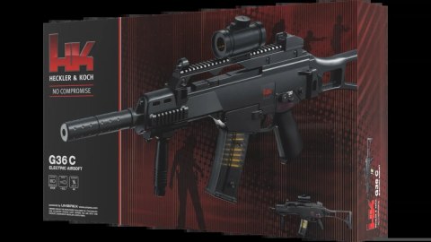 Replika karabinek ASG Heckler&Koch G36C metalowa lufa 6 mm (2.5621) Umarex