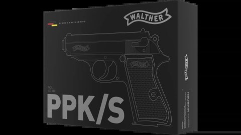 Replika pistolet ASG Walther PPK/S 6 mm sprężynowa (2.5007) Umarex