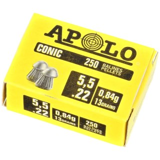 Śrut Apolo Conic 5.5 mm, 250 szt. 0.84g/13.0gr (20006) Apolo