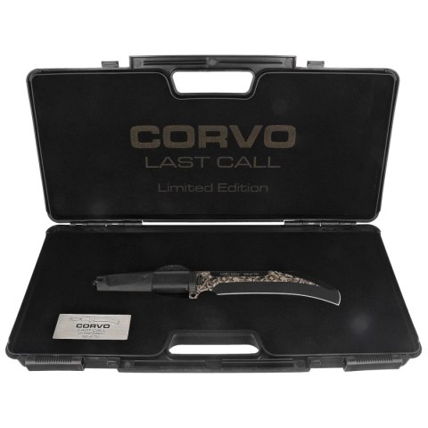 Nóż Extrema Ratio Corvo Last Call LE No 052/70 Black Forprene, Black MIL-C/Geotech Camo N690 (04.1000.0442/BLK/SE) Extrema Ratio