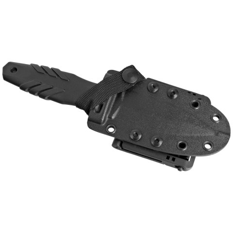 Nóż Fox FKMD Tactical Elementum Dagger S/E Black PP/TPE, Black Idroglider N690Co (FX-647) FOX