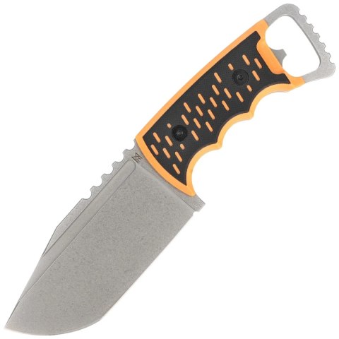Nóż Midgards Messer Njord XXL Black/Orange G10, Stonewashed CPM 3V (MM003) Midgards-Messer GmbH