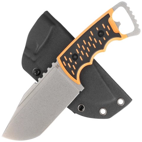 Nóż Midgards Messer Njord XXL Black/Orange G10, Stonewashed CPM 3V (MM003) Midgards-Messer GmbH