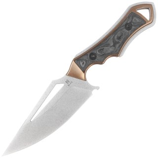 Nóż Midgards Messer The Brown Kattegat LE ???/150 Carbon Fiber / Brown Aluminium, Satin 14C28N by Engelbert Czaja (MM014) Midgards-Messer GmbH