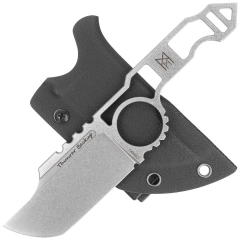 Nóż Midgards Messer Thunrar Backup Gray Steel, Satin 14C28N by Ralph Zlobinsky (MM017) Midgards-Messer GmbH