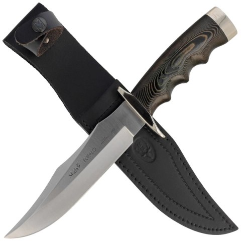 Nóż Muela Bufalo-17G Green Micarta, Satin 440 Muela