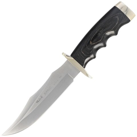 Nóż Muela Bufalo-17M Black Pakka Wood, Satin 440 Muela