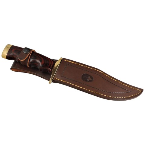 Nóż Muela Bufalo-17R Red Pakka Wood, Satin X50CrMoV15 Muela