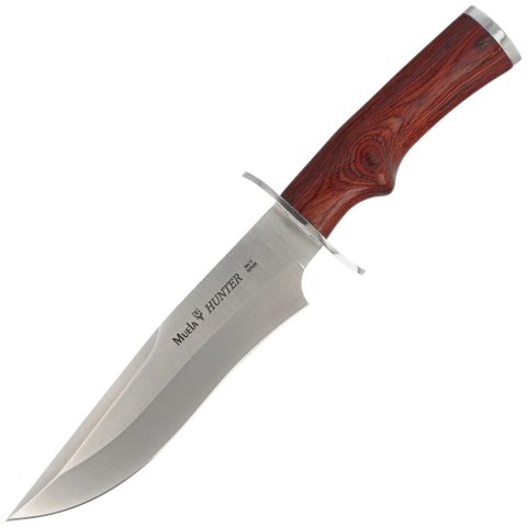 Nóż Muela Hunter-17R Red Pakka Wood, Satin X50CrMoV15 Muela