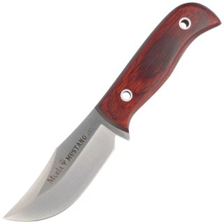 Nóż Muela Mustang-8R Red Pakka Wood, Satin X50CrMoV15 Muela