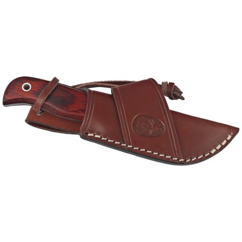 Nóż Muela Mustang-8R Red Pakka Wood, Satin X50CrMoV15 Muela