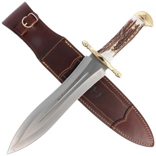 Nóż Muela Podenquero Deer Stag, Satin X50CrMoV15 Muela