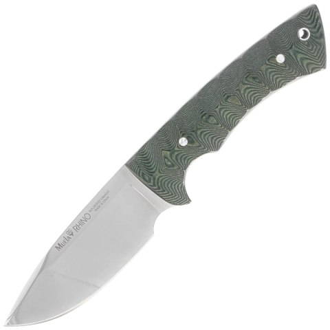 Nóż Muela Rhino-10G Green Canvas Micarta, Satin X50CrMoV15 Muela