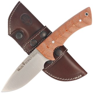 Nóż Muela Rhino-10SC.C Brown Canvas Micarta, Satin X50CrMoV15 Muela