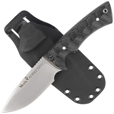 Nóż Muela Rhino-10SV.M/K Black Canvas Micarta, Satin X50CrMoV15 Muela