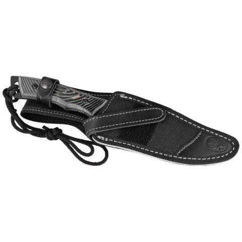 Nóż Muela Typhoon-15N Black Micarta, Black X50CrMoV15 Muela