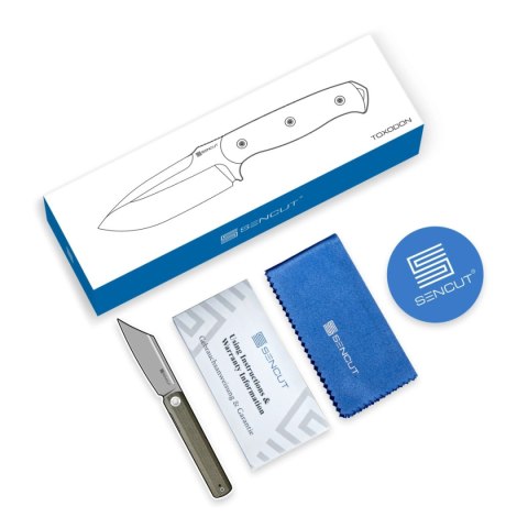 Nóż Sencut Toxodon Black G10, Stonewashed 9Cr18MoV (S24036-1) Sencut by We Knife