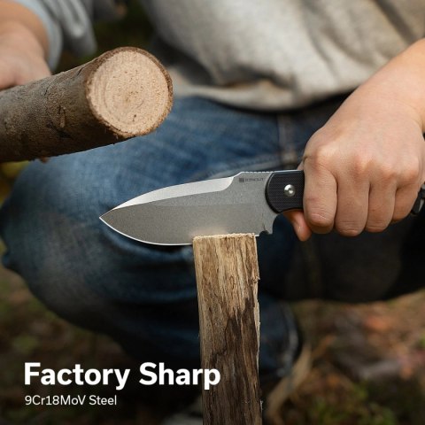 Nóż Sencut Toxodon Black G10, Stonewashed 9Cr18MoV (S24036-1) Sencut by We Knife