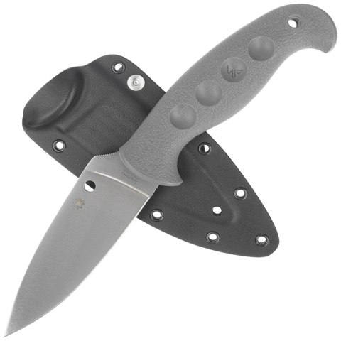 Nóż Spyderco Temperance Sprint Run Gray FRN, Satin CPM Cru-Wear by Sal Glesser (FB05PGY) Spyderco Inc.