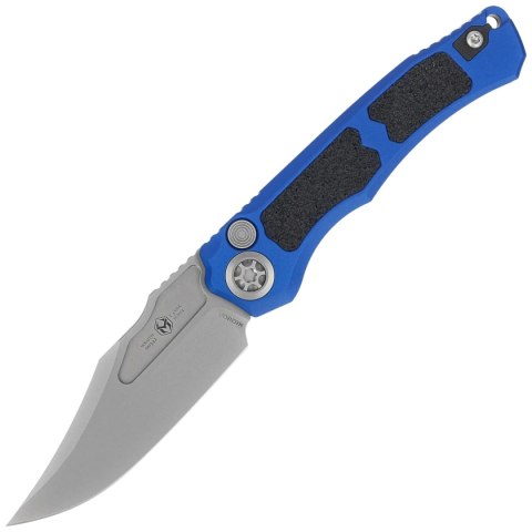 Nóż automatyczny Heretic Wraith V4 Auto Blue Aluminium/3M, Bead Blasted MagnaCut by Tony Marfione Jr. (H002-3A-BLU) Heretic Knives