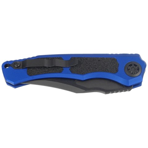 Nóż automatyczny Heretic Wraith V4 Auto Blue Aluminium/3M, Black DLC MagnaCut by Tony Marfione Jr. (H002-6A-BLU) Heretic Knives