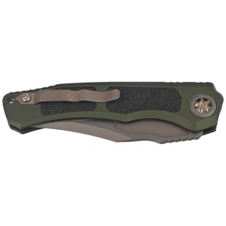 Nóż automatyczny Heretic Wraith V4 Auto Green Aluminium/3M, Bronze Stonewashed MagnaCut by Tony Marfione Jr. (H002-7A-GRN) Heretic Knives