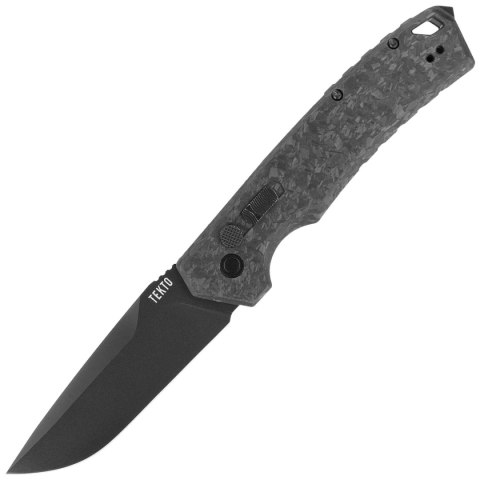Nóż automatyczny Tekto A3 Delta D/P Forged Carbon Fiber, Black D2 Tekto Knives