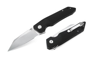 Nóż składany Bestech Barracuda Black G10, Stonewashed/Satin D2 (BG15A-1) Bestech Knives