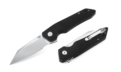 Nóż składany Bestech Barracuda Black G10, Stonewashed/Satin D2 (BG15A-1) Bestech Knives