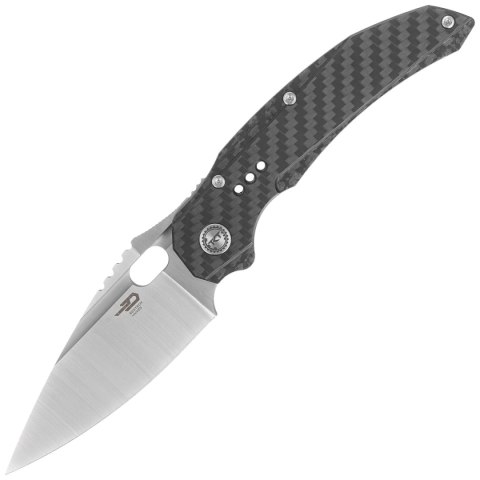 Nóż składany Bestech Exploit Grey Titanium/Carbon Fiber, Satin CPM S35VN by Todd Knife and Tool (BT2005E) Bestech Knives
