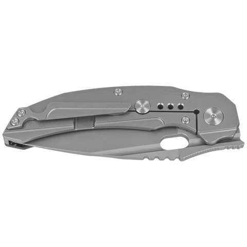 Nóż składany Bestech Exploit Grey Titanium/Carbon Fiber, Stonewashed CPM S35VN by Todd Knife and Tool (BT2005F) Bestech Knives