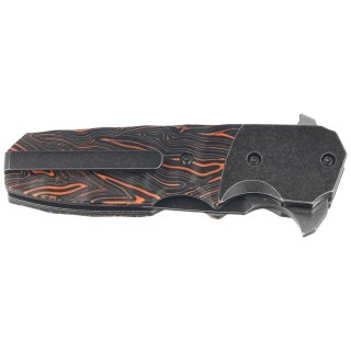 Nóż składany Bestech Freefall Black Titanium/Black-Orange G10, Black Stonewashed/Satin CPM S35VN by Jason Clark (BT2007B) Bestech Knives
