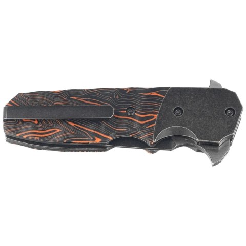 Nóż składany Bestech Freefall Black Titanium/Black-Orange G10, Black Stonewashed/Satin CPM S35VN by Jason Clark (BT2007B) Bestech Knives