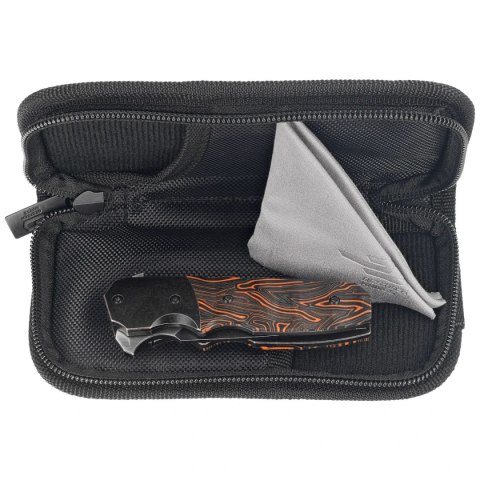 Nóż składany Bestech Freefall Black Titanium/Black-Orange G10, Black Stonewashed/Satin CPM S35VN by Jason Clark (BT2007B) Bestech Knives