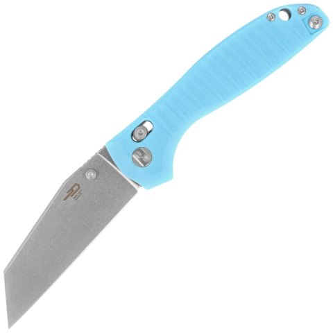 Nóż składany Bestech Liger Light Blue G10, Stonewashed D2 by Keanu Alfaro (BG61D) Bestech Knives