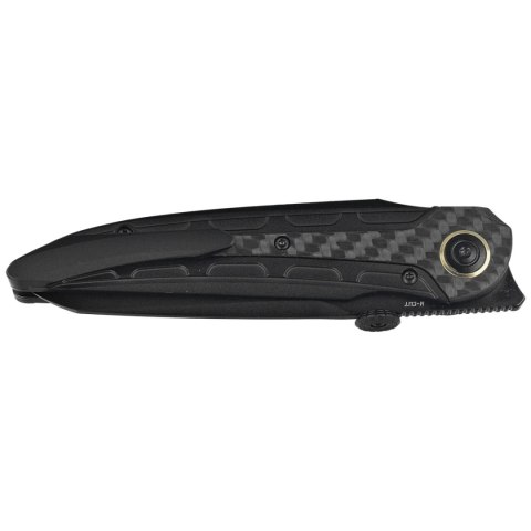 Nóż składany Bestech Prydwen Black Titanium/Regular Carbon Fiber, Black PVD MagnaCut by Kombou (BT2409D) Bestech Knives
