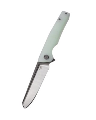 Nóż składany Bestech Slyther Transparent G10, Grey Titanized/Satin 14C28N (BG51B-2) Bestech Knives