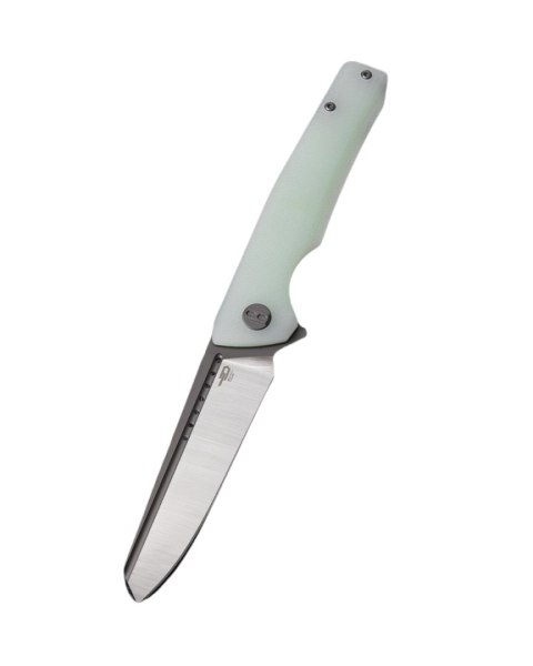 Nóż składany Bestech Slyther Transparent G10, Grey Titanized/Satin 14C28N (BG51B-2) Bestech Knives