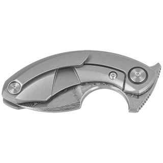 Nóż składany Bestech Strelit Grey Titanium, Damascus by Ostap Hel (BT2103G) Bestech Knives
